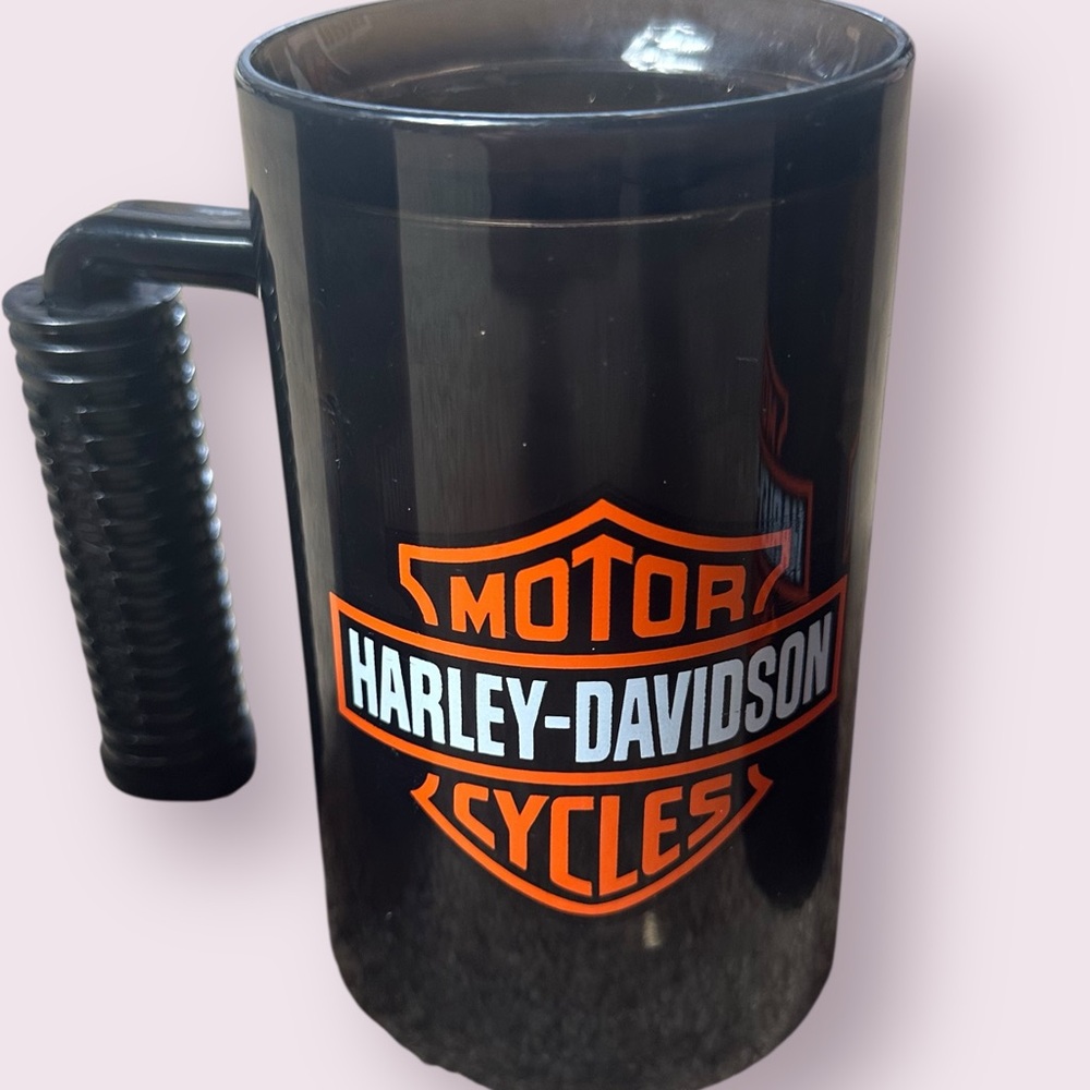 Harley-Davidson Black and Orange Handlebars Mug Set of Three - Picture 3 of 13